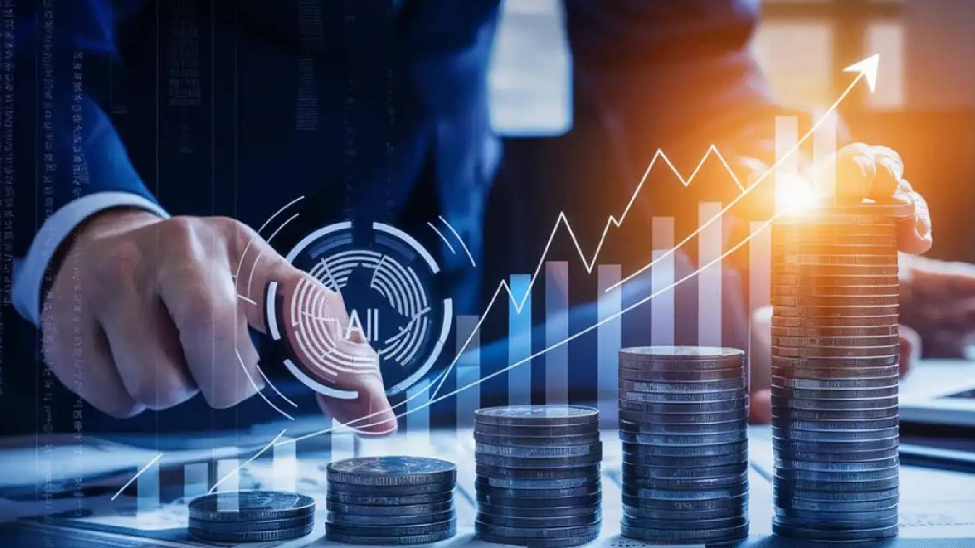 Financial advisors helping clients
